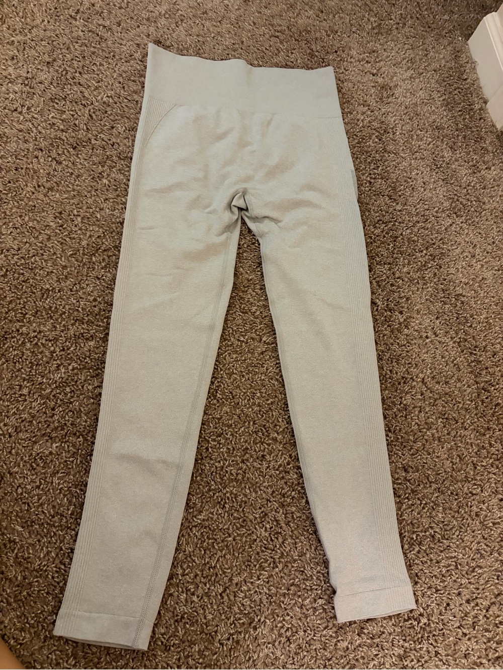 SHEIN Gray High-Waist Seamless Leggings